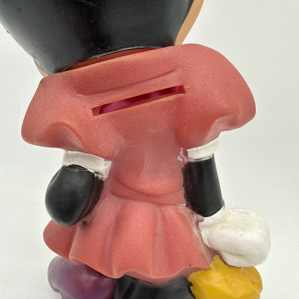 Vintage Minnie Mouse Coin Bank ILLCO Toys 11" Tall - Picture 6 of 9